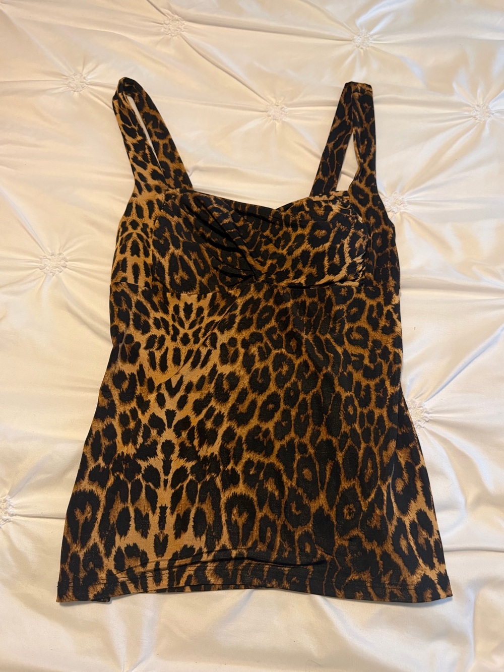 vintage leopard tank
